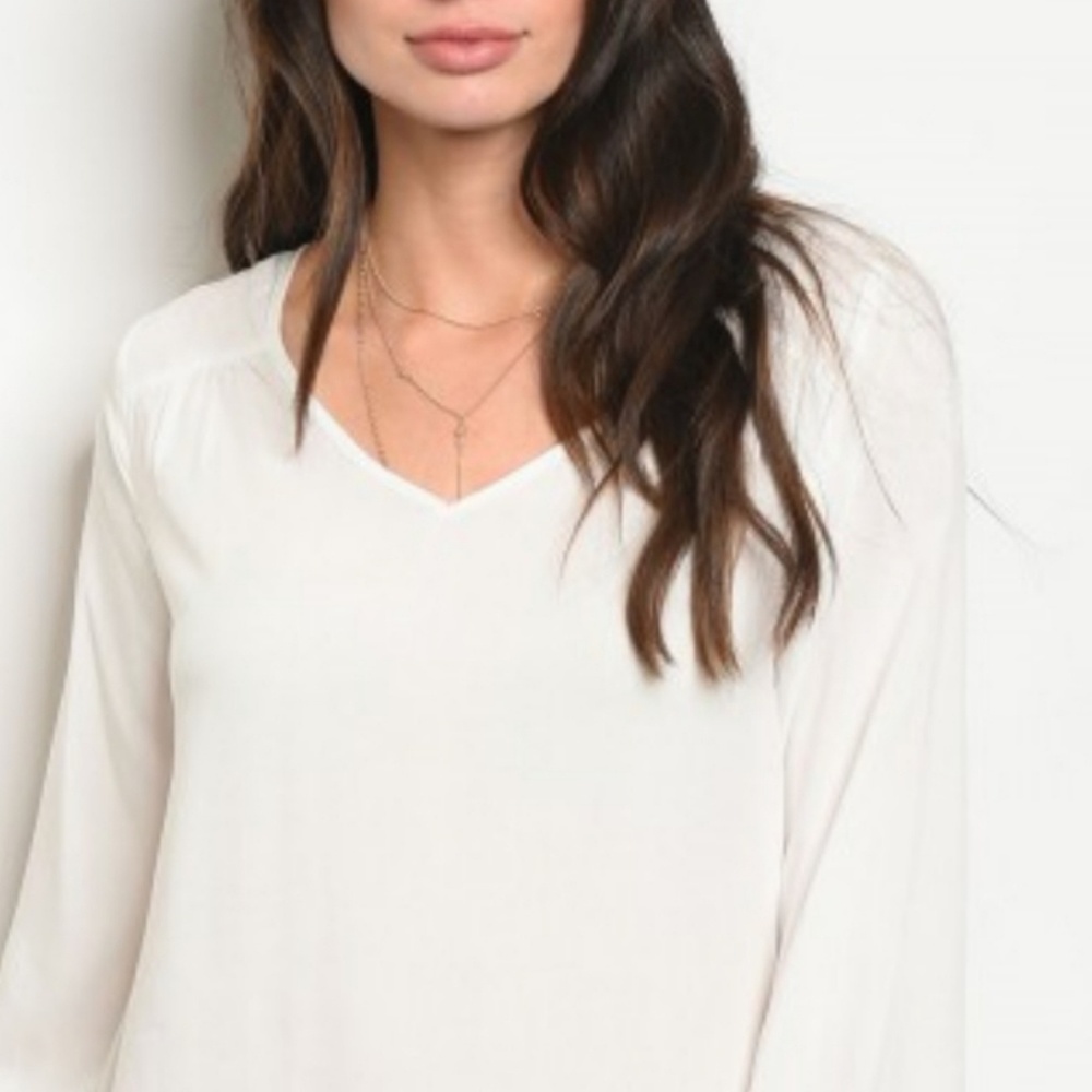 💋IVORY  PRINT BORDER DRESS - Picture 6 of 6